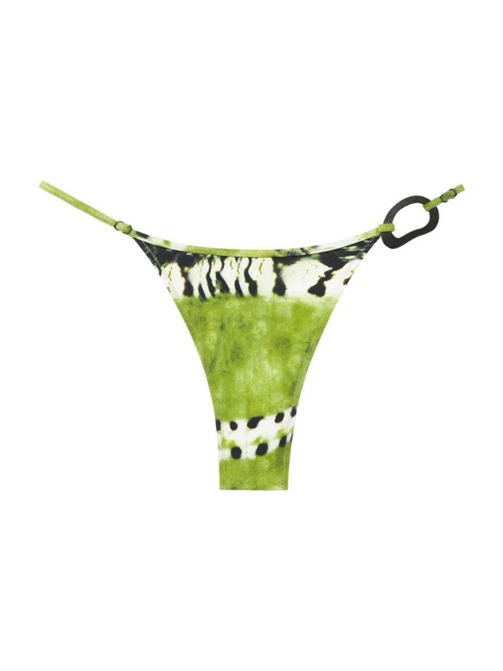 New! Tropic Of C Kiwi Shell Luna Bikini Bottom Size Large 34328